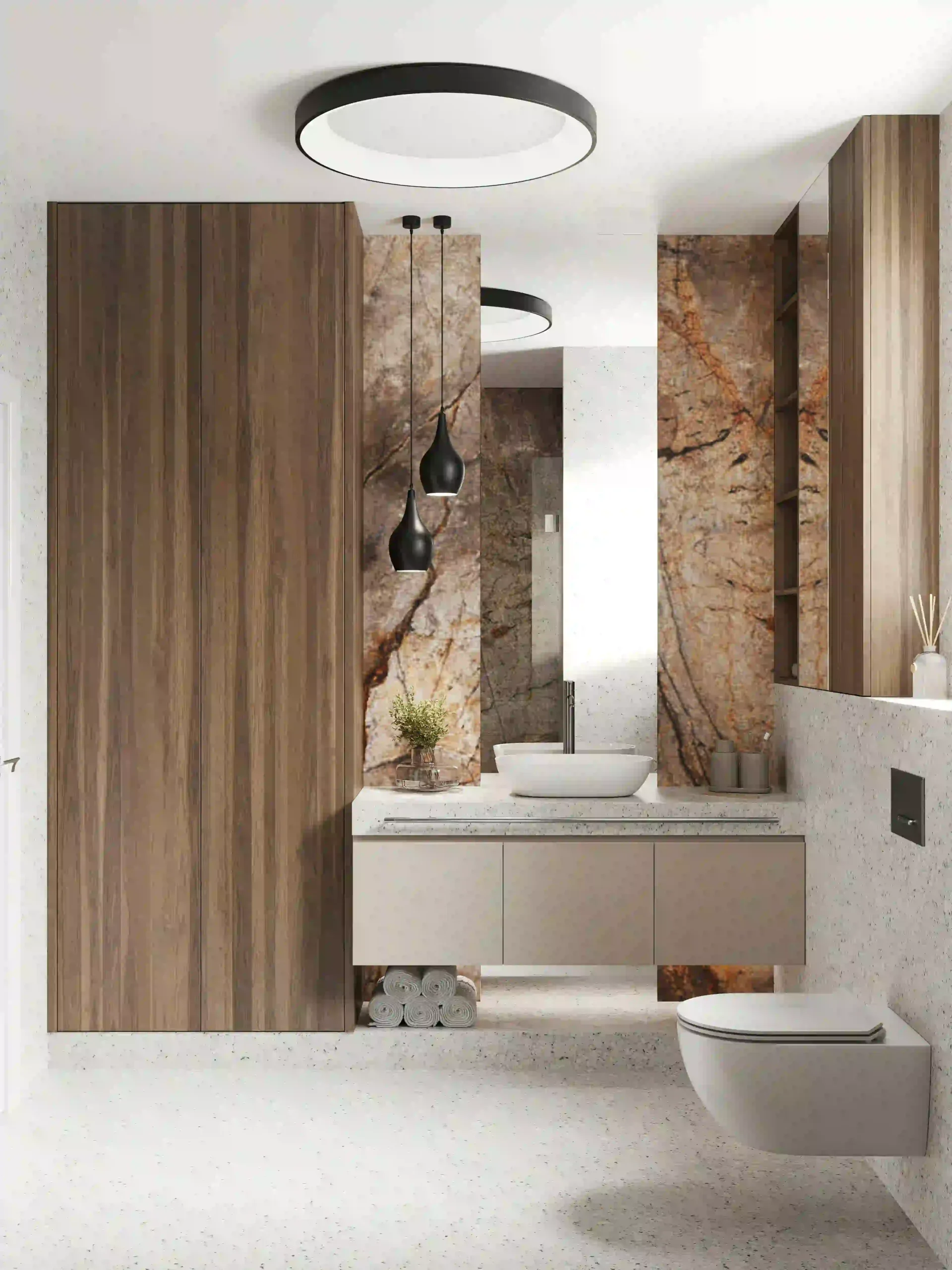 San Diego bathroom remodel with smart technology and eco-friendly fixtures