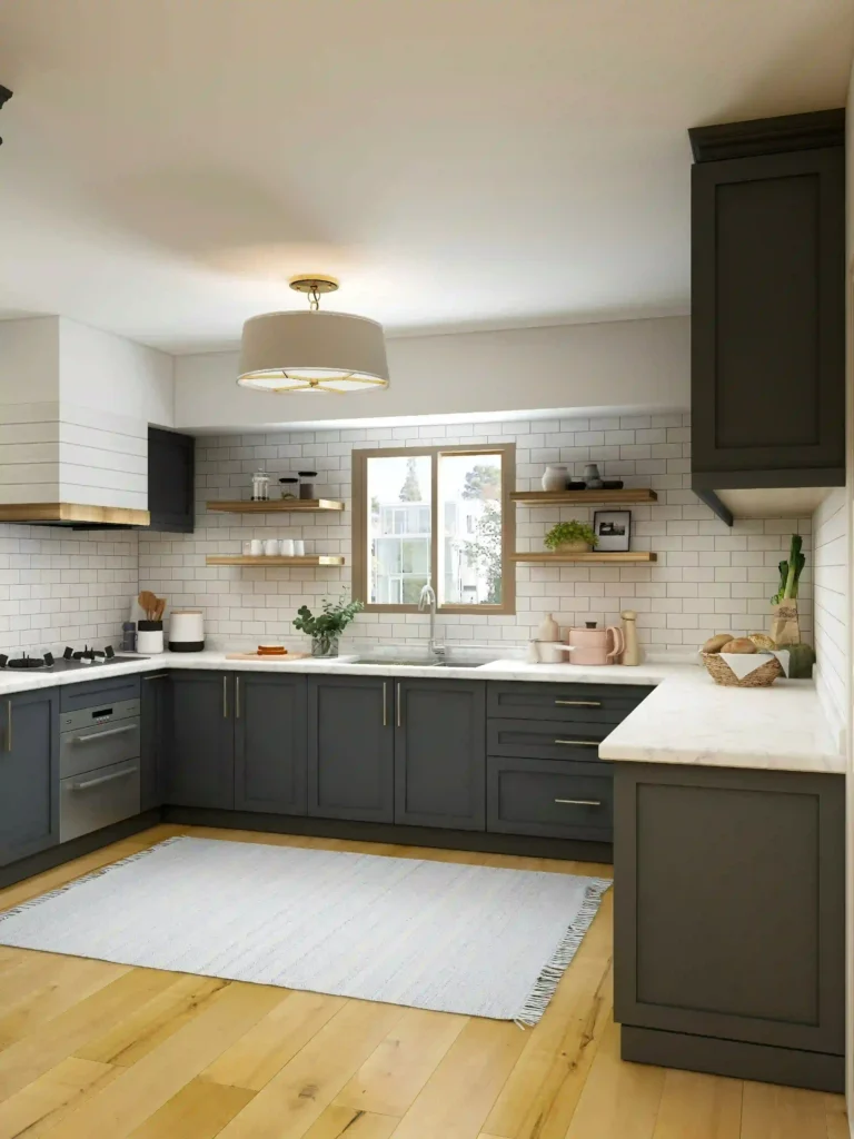 Contemporary kitchen upgrade with custom-built cabinets in Coronado