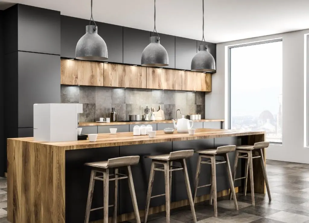 Kitchen renovation completed by Destiny Home Builders, highlighting work of a General Contractor in Lemon Grove with custom cabinetry and modern design
